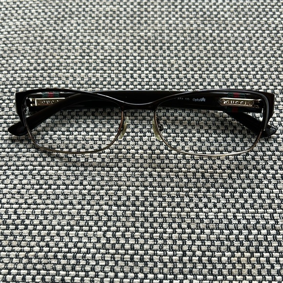 Gucci GG 4244 0ZJ Brown Gold Eyeglasses Frames 53-16 135 Italy Fashion - Picture 1 of 16